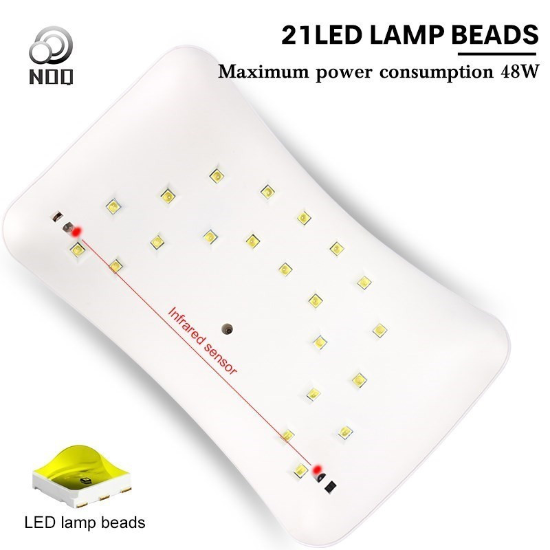 NOQ SUN8 UV lámpa Uf Led lámpák körömhöz Sunuv 48w könnyű körömszárító manikűr terápiás kezeléshez, gyógyító gél Lampara