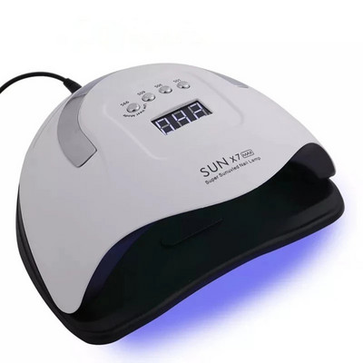 SUN X10MAX professzionális LED UV körömlámpa szárító 66db LED UV gél /hosszabbító gél /kemény géllakk UV lámpa körömszalon otthoni használatra