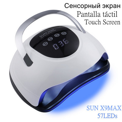 SUN X10MAX professzionális LED UV körömlámpa szárító 66db LED UV gél /hosszabbító gél /kemény géllakk UV lámpa körömszalon otthoni használatra