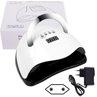 Lampă 114W pentru accesorii manichiură 57LEDS Lumină UV pentru unghii cu gel Instrumente Material profesional Nail Art Uscarea echipamentelor LED Toate