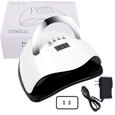 Lampă 114W pentru accesorii manichiură 57LEDS Lumină UV pentru unghii cu gel Instrumente Material profesional Nail Art Uscarea echipamentelor LED Toate