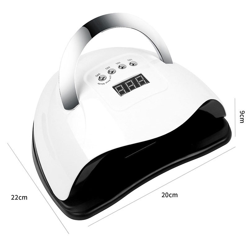 Lampă 114W pentru accesorii manichiură 57LEDS Lumină UV pentru unghii cu gel Instrumente Material profesional Nail Art Uscarea echipamentelor LED Toate