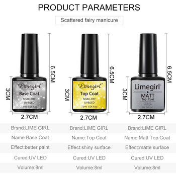 Nail Gel Polish Kit 60/40/24 τμχ/σετ Soak Off UV Nails Σετ Βερνίκι Μανικιούρ Ημιμόνιμο Nail Art Gels Lacquer Gift Box DIY