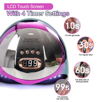 Μηχανή μανικιούρ με λάμπα Uv Led Nail Drying Lamp Gel βερνίκι νυχιών Auto Sensor Nail Art Εργαλεία Μανικιούρ Νυχιών Προμήθειες για Επαγγελματίες