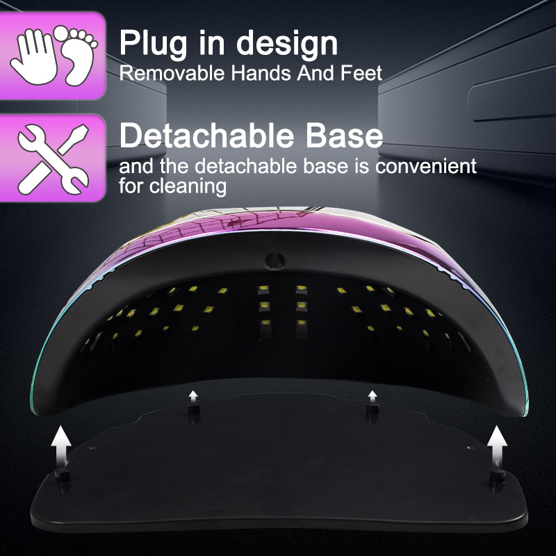 UV LED lempos manikiūro mašina Nagų džiovinimo lempa Gelinis nagų lakas Auto Sensor Nail Art Manikiūro įrankiai Nagų reikmenys profesionalams