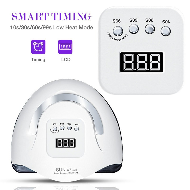 UV šviesa su judesio jutikliu Led sauso nagų lako gelis 114W