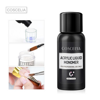 Coscelia Acrylic Powder Set Nail Kit 3 Colors Carving Nail Powder Acrylic Liquid Monomer Crystal Set for Nail Extension Beginner