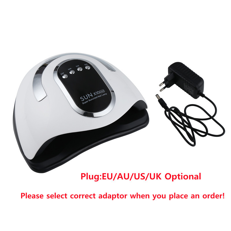 Lampă pentru unghii Lampă UV pentru manichiură 66 de bucăți LED Mașină pentru uscător de unghii pentru lac cu gel Lampă cu gheață Salon de unghii și uz casnic