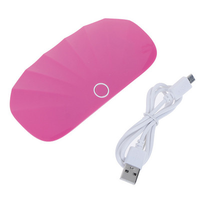 6 W sulankstomas nagų džiovintuvas Profesionalus nešiojamasis 30s greitai džiūstantis UV LED kietėjimo lempa su USB linijos nagų džiovintuvu gelio pagrindu pagamintiems lakams