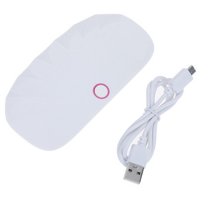 6 W sulankstomas nagų džiovintuvas Profesionalus nešiojamasis 30s greitai džiūstantis UV LED kietėjimo lempa su USB linijos nagų džiovintuvu gelio pagrindu pagamintiems lakams