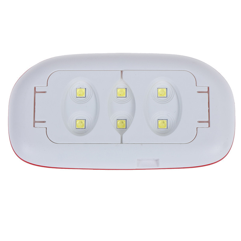 6 W sulankstomas nagų džiovintuvas Profesionalus nešiojamasis 30s greitai džiūstantis UV LED kietėjimo lempa su USB linijos nagų džiovintuvu gelio pagrindu pagamintiems lakams
