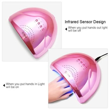 KADS 48W Nail Lamp Machine of Gel Nail Polish Dryer UV Led Lamp 30 LEDS Dryer Nail LED Manicure Gel Nail Light US EU Plug