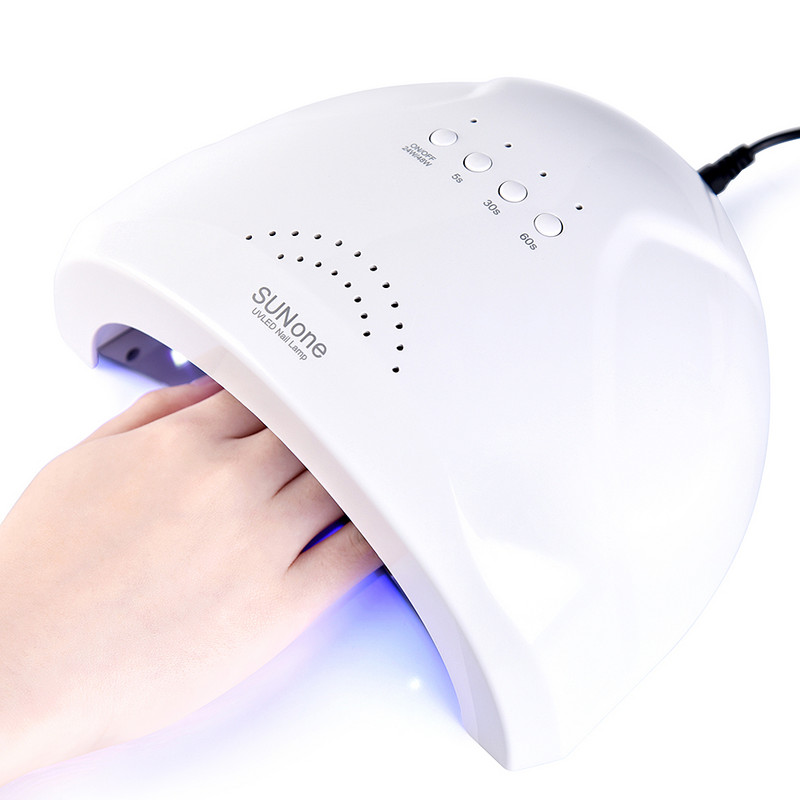 KADS 48W UV Led lámpás körömszárító minden típushoz zselé 30 led UV lámpa körömgéphez 5s/30s/60s időzítő LED körömlámpa