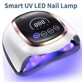 Szárító manikűr lámpa UV LED lámpa körmökhöz memória funkcióval LCD kijelző Professzionális LED köröm lámpa körmökhöz szalon eszközök