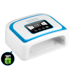 Nauja įkraunama 120 W nagų lempa UV LED šviesos belaidis gelinio lakavimo džiovintuvas su įmontuota baterija, skirta kietinti akrilą ir gelinį laką