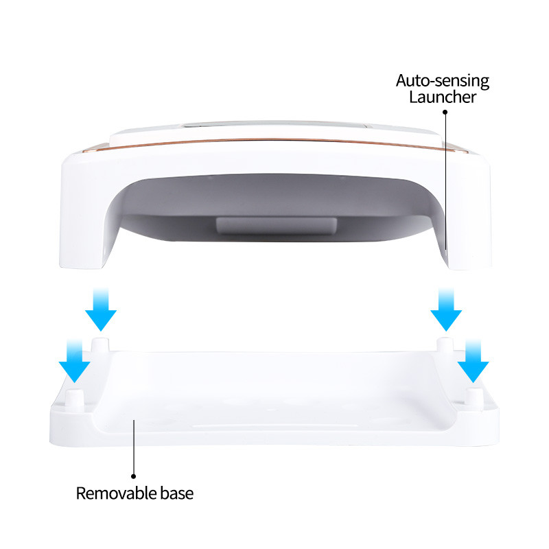 Nauja įkraunama 120 W nagų lempa UV LED šviesos belaidis gelinio lakavimo džiovintuvas su įmontuota baterija, skirta kietinti akrilą ir gelinį laką