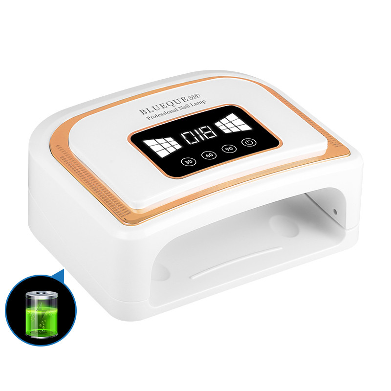 Nauja įkraunama 120 W nagų lempa UV LED šviesos belaidis gelinio lakavimo džiovintuvas su įmontuota baterija, skirta kietinti akrilą ir gelinį laką