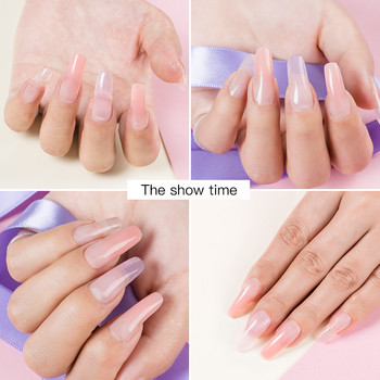 7/9/10PCS Poly UV Gel Kit All for Manicure Gel Επέκτασης Νυχιών Σετ Slip Solution Builder Acrylic Gel Polish Nail Art Tool Design