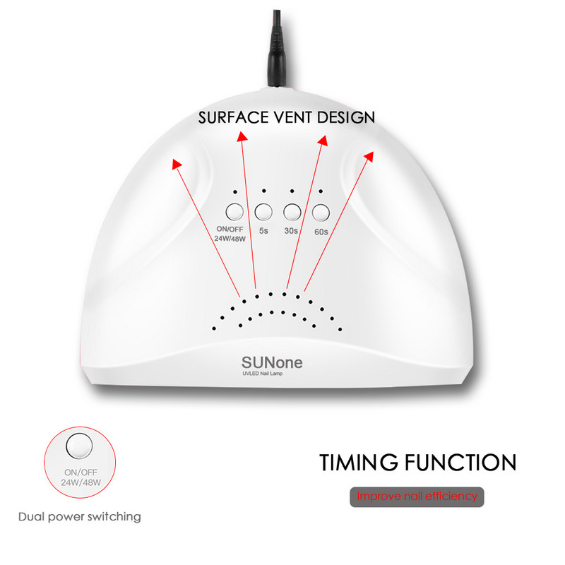 LULAA profesionali nagų fototerapijos mašina gelinio lakavimo džiovintuvo lempa 30 UV lempų USB džiovinimo lempa manikiūro įrankių salono įranga