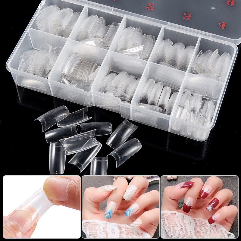 Комплект инструменти за ноктопластика с четки за нокти Кристална писалка 500 бр. Съвети за нокти Ножица за кожички Ножици за френски нокти Аксесоари за стикери