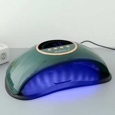 2022 Modern 6 UV LED-es körömlámpa szárításhoz Köröm gél lakk szárító Motion Sensing professzionális lámpával manikűr szalonba