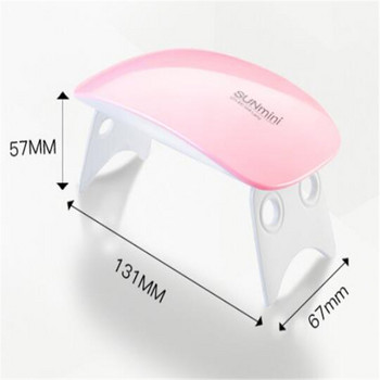 New Fashion Nail Dryer Machine Lamp UV LED Portable USB Cable Home Use Nail UV Gel Varnish Dryer Dryer LEDS Lamp Nail Art Tools