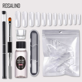 ROSALIND Poly Nail Kit Of Nail Kit Professional Set Art Design Decorations Kit Gel Extension For Poly Nail Kit