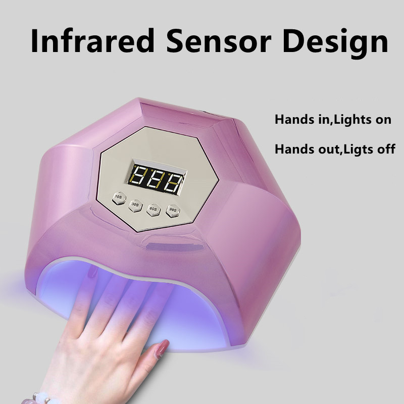 42LEDs körömszárító UV LED körömlámpa minden zselés körömlakk kikeményítésére Motion Sensing professzionális manikűr szalon eszközzel
