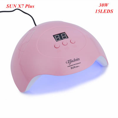 Hot Sale 2019 Új 30 W UV lámpa LED körömlámpás körömszárító minden géllakkhoz 30/60/90s időzítő manikűr eszköz gél lámpával
