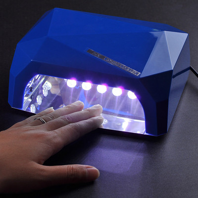 Lampă UV ENNKE 36W 18 buc LED LUMINA SOARElui Sursă de lumină dublă Senzor automat Uscător de unghii pentru gel de unghii întărire în formă de diamant