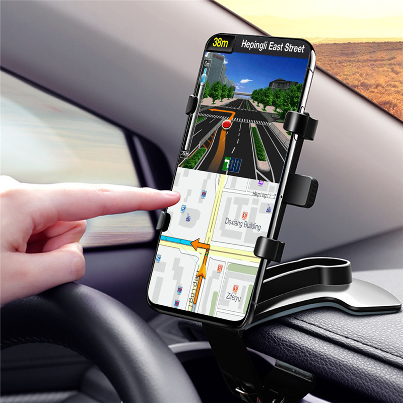 3 u 1 Držač za telefon u automobilu Kontrolna ploča Retrovizor Nosač za mobilni telefon GPS navigacija Podesivi držač za auto telefon za iPhone 13