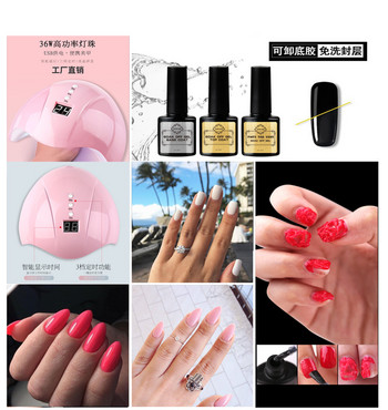 Σετ μανικιούρ 36W UV λάμπα LED στεγνωτήριο με 12 τμχ Nail Gel Polish Kit Soak Off Σετ μανικιούρ Gel Nail Polish For Nail Art Tools