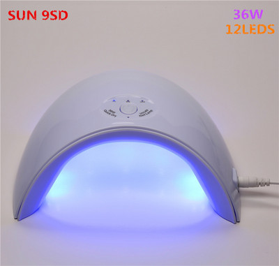 36W Λάμπα LED Στεγνωτήριο νυχιών LEDs UV Ice Lamp for Drying Gel Polish Timer Auto Sensor Εργαλεία μανικιούρ υψηλής ποιότητας