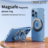 Magnetski KutumyQC držač prstena za mobilni telefon kompatibilan sa serijom iPhone 12 13 14 MagSafe uklonjivi držač za držač za mobitel
