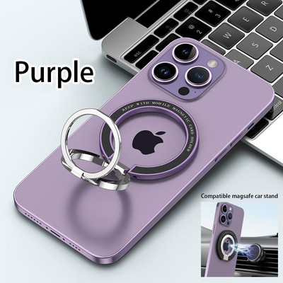 Magnetski KutumyQC držač prstena za mobilni telefon kompatibilan sa serijom iPhone 12 13 14 MagSafe uklonjivi držač za držač za mobitel