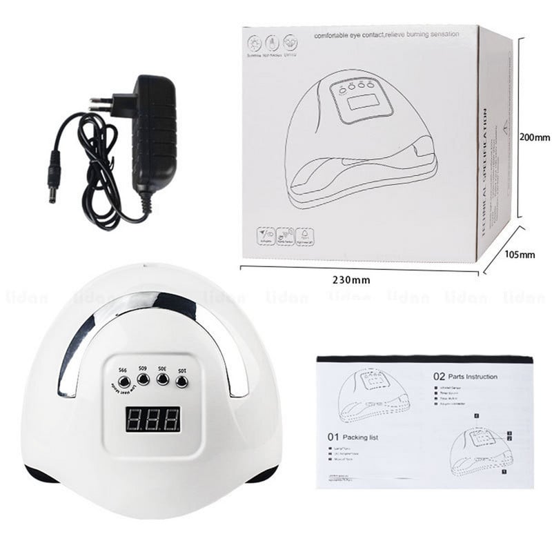 80 W körömlámpa Led UV lámpa körömsütő hordozható zselés lámpa SUNX7 MAX 57 lámpa körmökhöz Könnyű manikűr lámpa Sun UV Led körömlámpa Mini