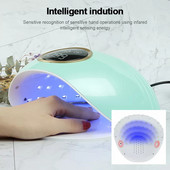 40LEDs LED-es körömlámpa UV gél körömlakk száradás Gyorsan száradó manikűr gép Art Salon Tool Köröm kellékek profiknak
