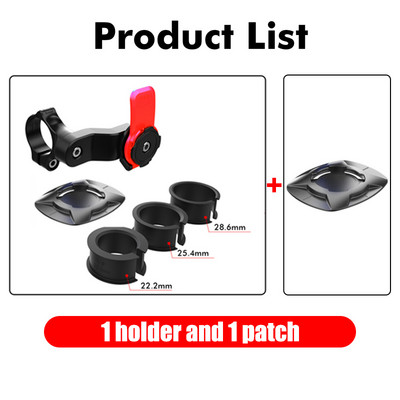 SMOYNG paprastas motociklo dviračio telefono laikiklio stovas, reguliuojamas atramos motociklo vairo tvirtinimo laikiklis, skirtas Xiaomi iPhone