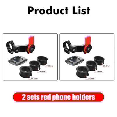 SMOYNG paprastas motociklo dviračio telefono laikiklio stovas, reguliuojamas atramos motociklo vairo tvirtinimo laikiklis, skirtas Xiaomi iPhone