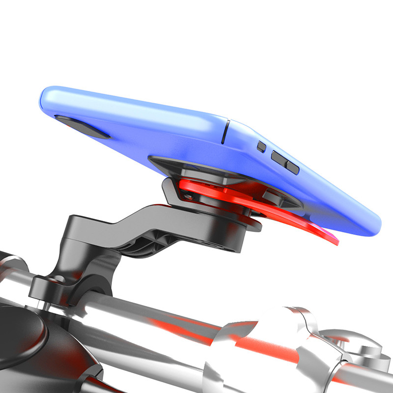 SMOYNG paprastas motociklo dviračio telefono laikiklio stovas, reguliuojamas atramos motociklo vairo tvirtinimo laikiklis, skirtas Xiaomi iPhone