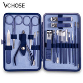 18/15/12/10/7/4kom Set škarica za nokte Profesionalne škarice za nokte od nehrđajućeg čelika Pincete Žlica za uho Igla za akne Set za manikuru