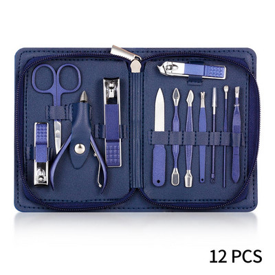 18/15/12/10/7/4kom Set škarica za nokte Profesionalne škarice za nokte od nehrđajućeg čelika Pincete Žlica za uho Igla za akne Set za manikuru
