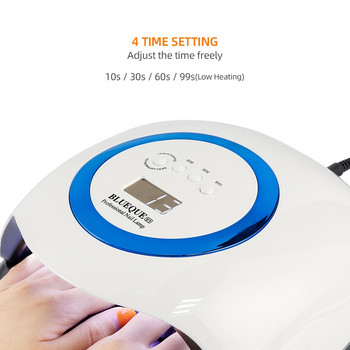 Λάμπα νυχιών LED 84W για ξήρανση UV Gel Electric Smart Timing Nail Art ToolsTimer 10/30/60/99s For Nail Dryer Εργαλείο στίλβωσης υψηλής ισχύος