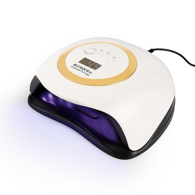 84 W-os LED-es körömlámpa szárító UV gél Elektromos Smart Timing Nail Art Tools Időzítő 10/30/60/99s Körömszárítóhoz Nagy teljesítményű polírozó eszköz