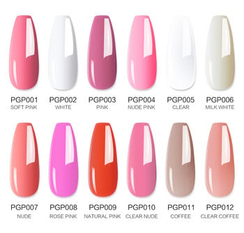 Limegirl Poly Nail Σετ Gel Nail Kit 15ml Crystal Building Clear Colors Gel με λάμπα Gel Βερνίκι νυχιών για προεκτάσεις νυχιών Σετ