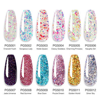 Limegirl Poly Nail Σετ Gel Nail Kit 15ml Crystal Building Clear Colors Gel με λάμπα Gel Βερνίκι νυχιών για προεκτάσεις νυχιών Σετ