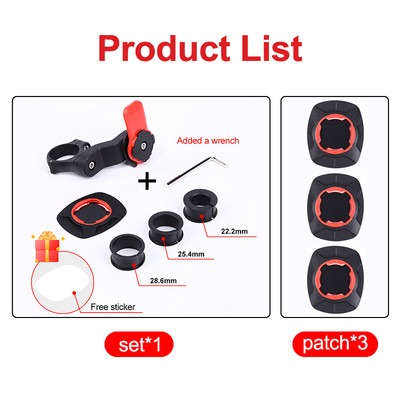 Μπλε θήκη τηλεφώνου ποδηλάτου μοτοσικλέτας βάση κινητού τηλεφώνου MTB τιμόνι ποδηλάτου Βάση smartphone Ρυθμιζόμενη υποστήριξη Πρόσβαση ποδηλάτου