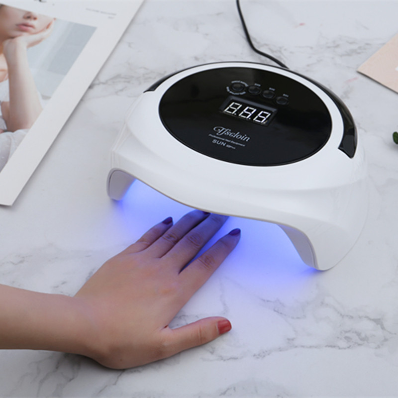 UV LED sušilica za nokte 75 W lampa za sušenje gel laka s donjim mjeračem vremena LCD zaslonom Lampa za brzo sušenje za nokte Alati za manikuru