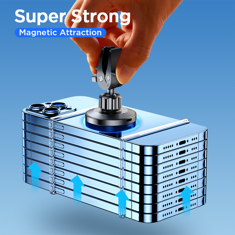 Suport telefon magnetic pentru mașină Joyroom 15W Qi Încărcător fără fir pentru iPhone 14 13 12 Series Încărcare rapidă cu aerisire Suport telefon încărcător