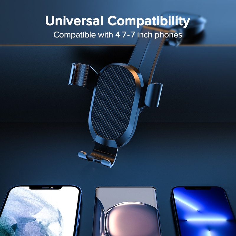 Suport telefon auto QOOVI Suport telefon mobil Suport gravitate Fără suport magnetic pentru iPhone 13 Pro Xiaomi Mi11 Samsung S21 Huawei